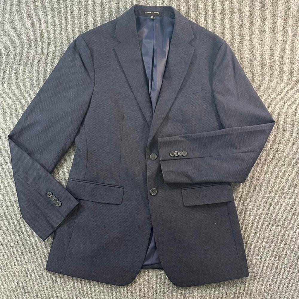 Banana Republic Factory Men’s Textured Sports Coat Modern Slim Fit Blazer 38R